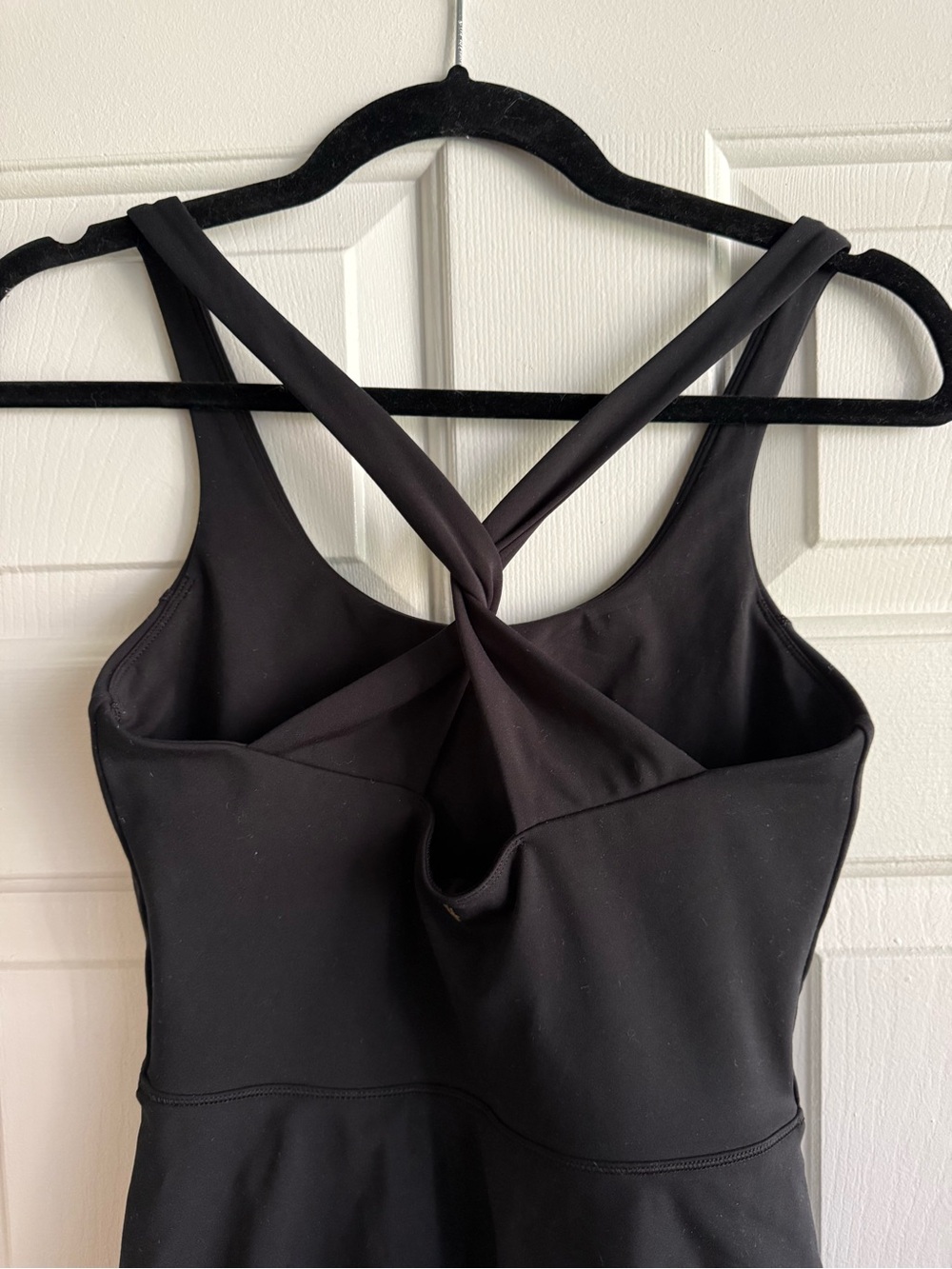 Spiritual Gangster Black Cross-Back Athletic Dress - Picture 3 of 5